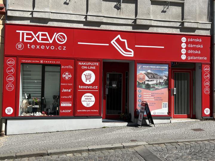Prodejna obuvi, TEXEVO Chrudim