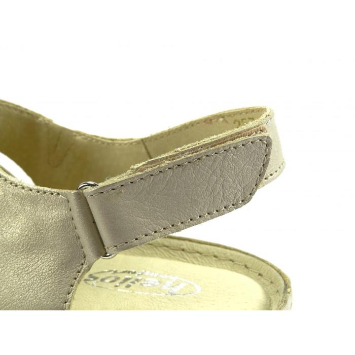 Sandál Helios zlatý 257, velikost 40