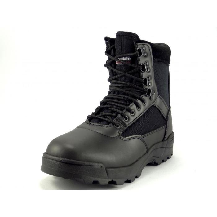 Boty Brandit 9017 Tactical Boots Zipper - se zipem černé, velikost 43