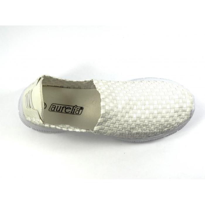 Aurelia textilní obuv bílá 5535, velikost 37