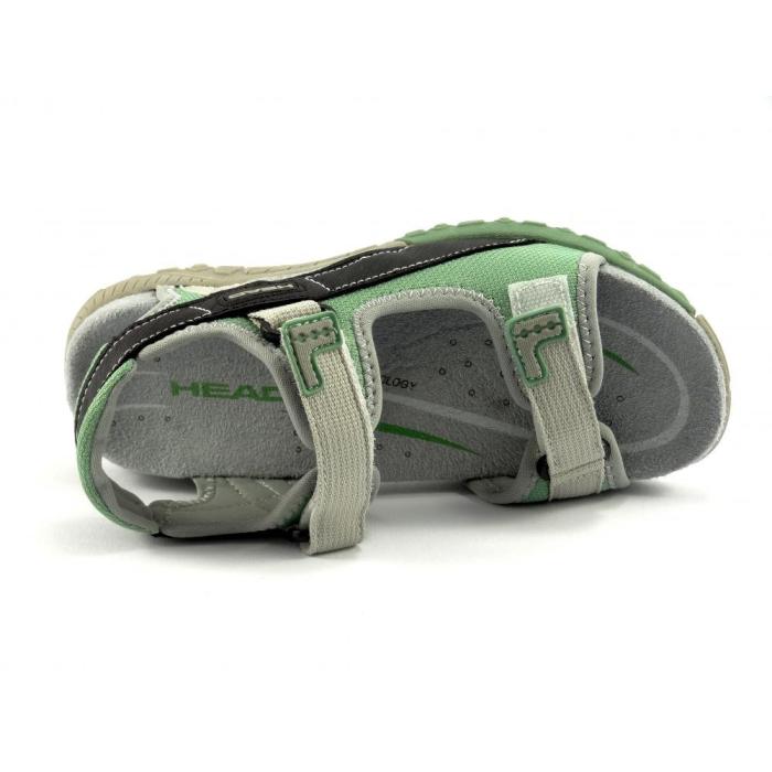 Head sandál zeleno-šedo-černý, velikost 36