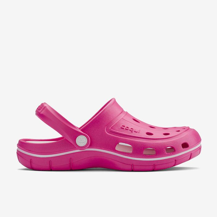 6352 sandály COQUI 6352 lt.fuchsia/white
