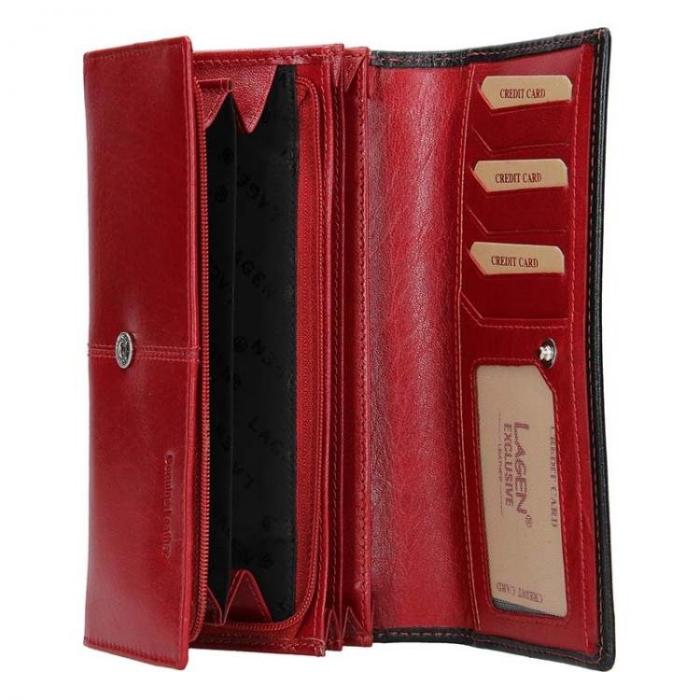 Lagen peněženka red/black 4228