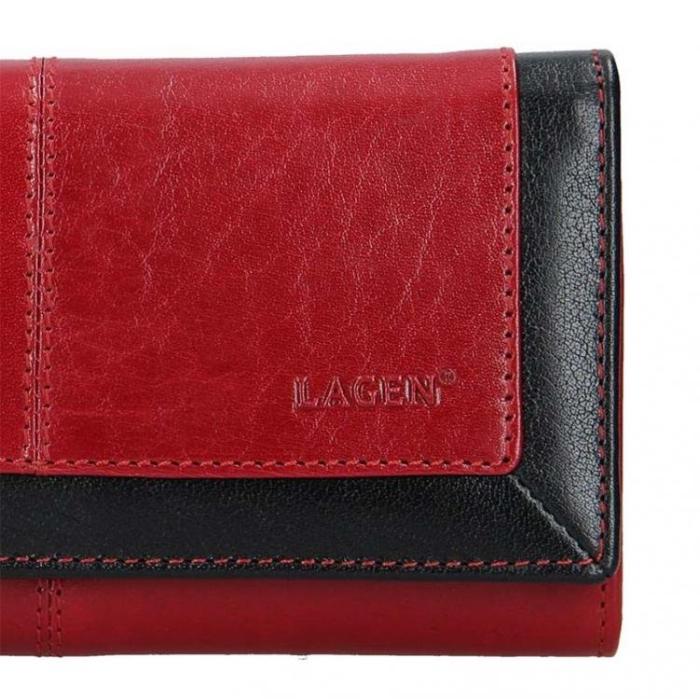 Lagen peněženka red/black 4228