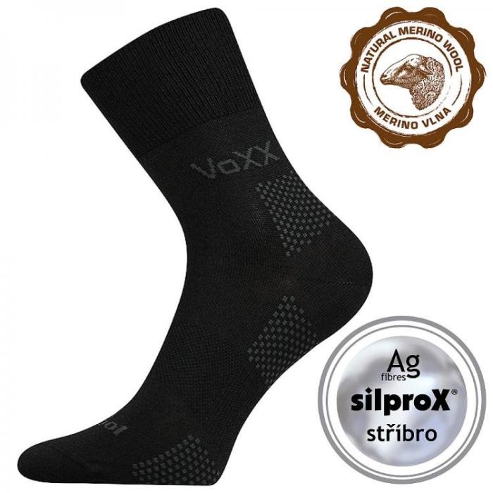 VoXX ponožky černé Orionis TC, velikost 43-46