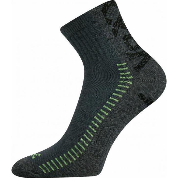 VoXX tmavě šedá ponožka Revolt 3 páry, velikost 43-46