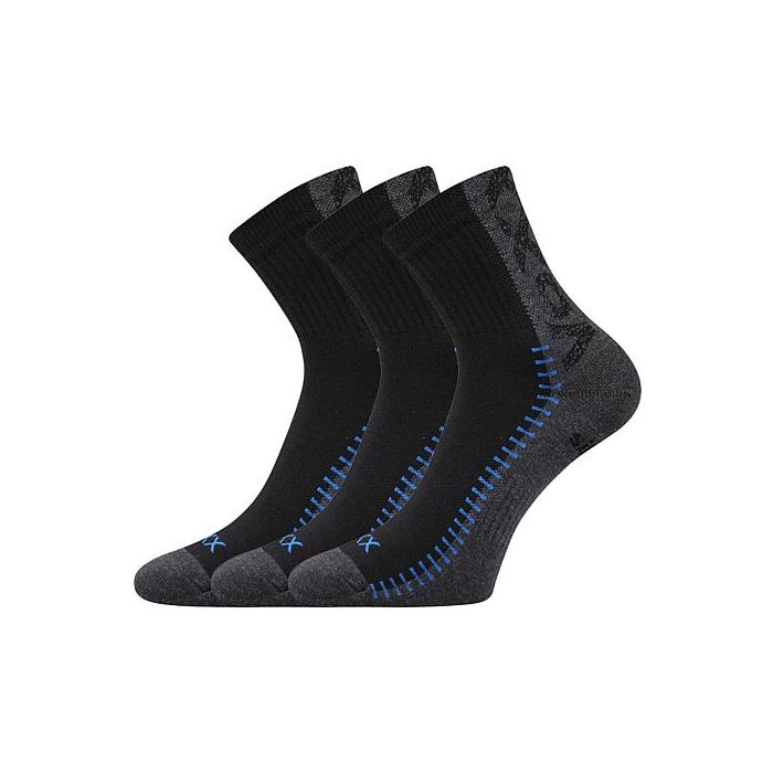 VoXX ponožky černé Revolt 3 páry