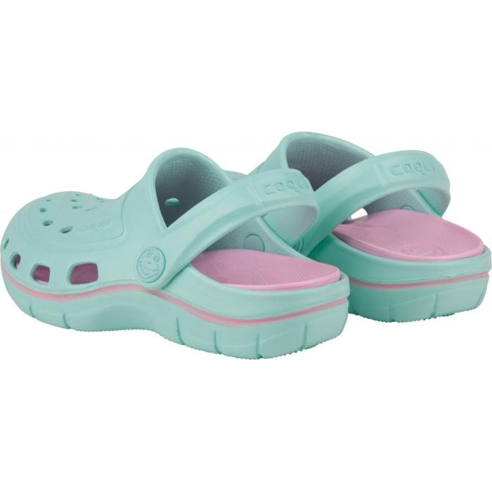 COQUI sandály dětské JUMPER 6353  Lt. mint/pink, velikost 30-31