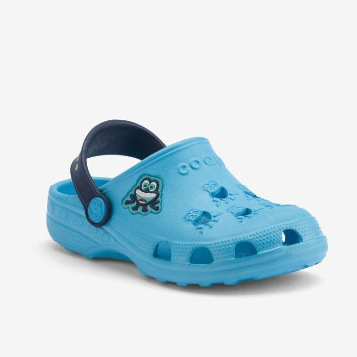 COQUI sandály dětské Little Frog 8701  blue navy
