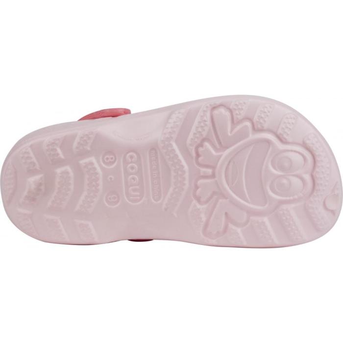 COQUI sandály dětské Little Frog 8701  Pale pink/fuchsia, velikost 27-28