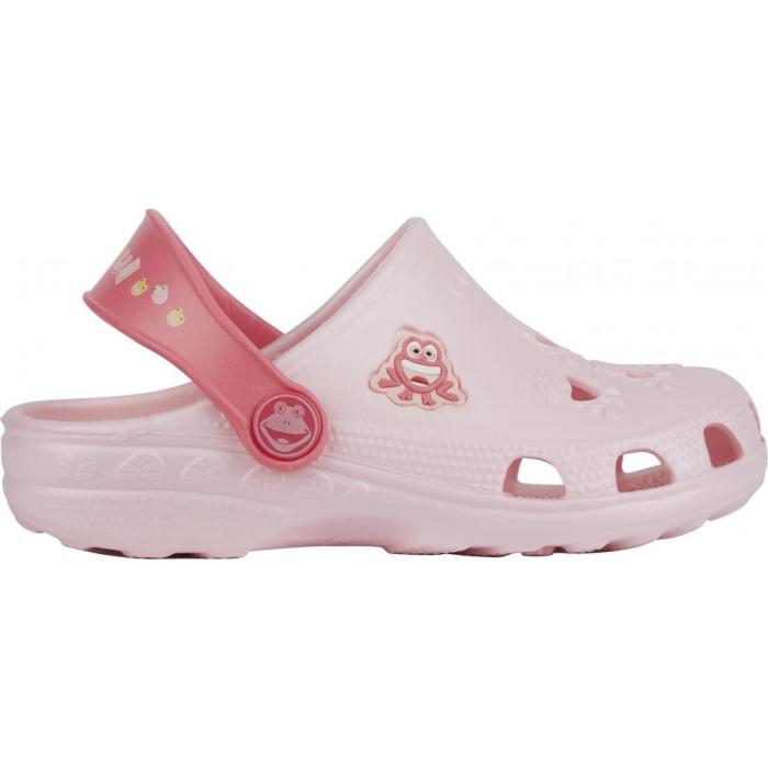 COQUI sandály dětské Little Frog 8701  Pale pink/fuchsia