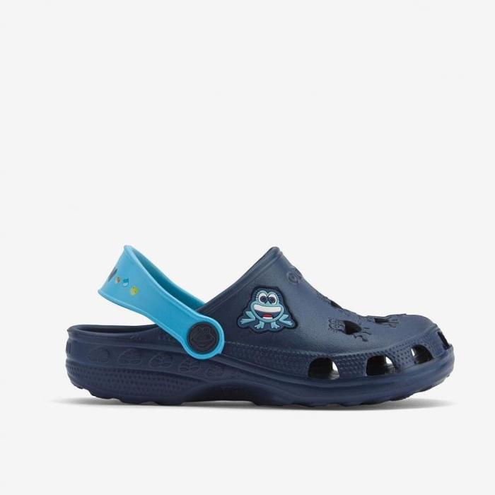 COQUI sandály dětské Little Frog 8701  navy blue, velikost 22-23