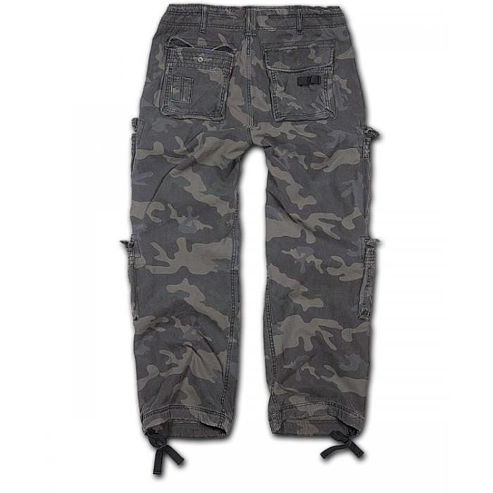 Brandit kalhoty 1003 Pure Vintage dark camo, velikost M