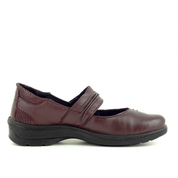 Polobotka letní Aurelia 05820 Burgundy, velikost 37