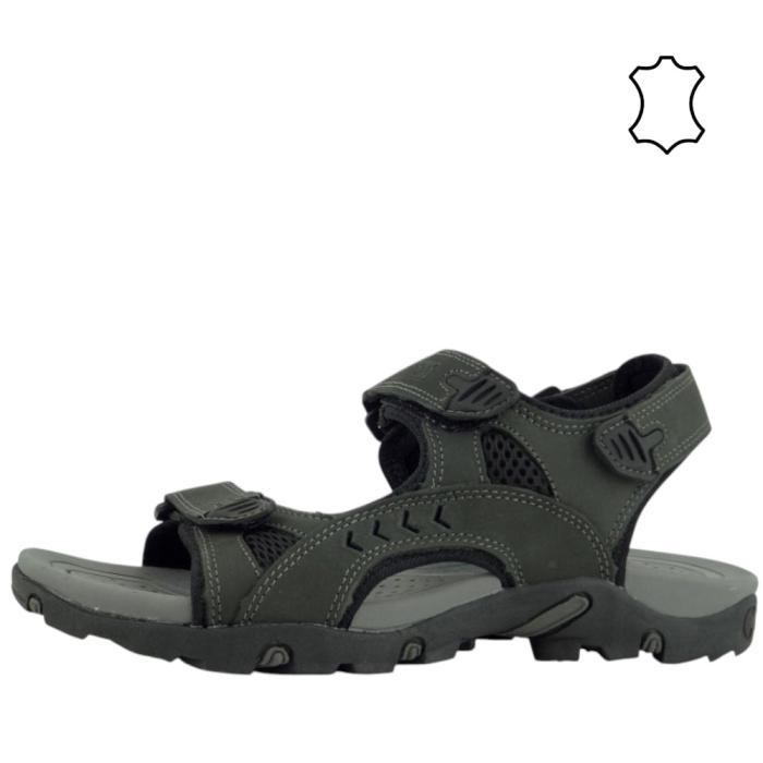 Sandál kožený Selma MR 55015 šedá