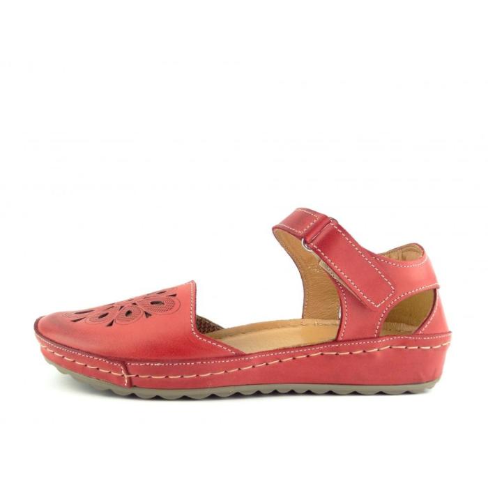 Aurelia sandál N243L18  10 červená, velikost 41