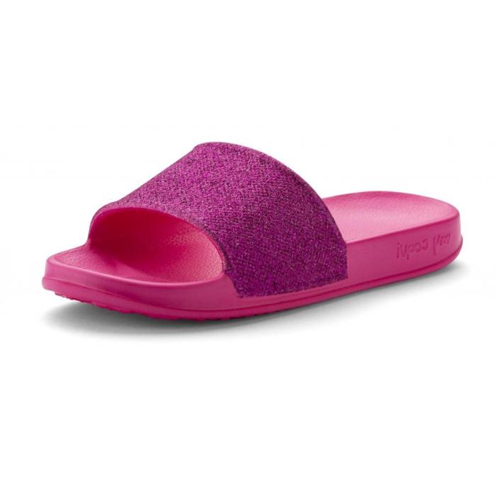 COQUI pantofle fuchsia glitter, velikost 28-29