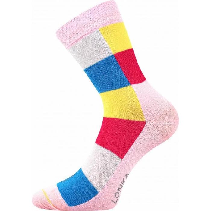 Lonka ponožky Bamcubik mix B holka barevná, velikost 20-24