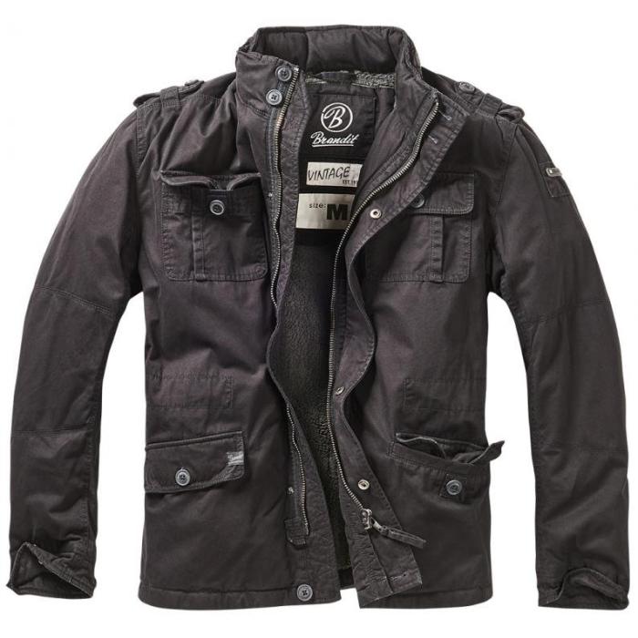 Pánská zimní bunda Britannia Winter Jacket 9390  černá, velikost L