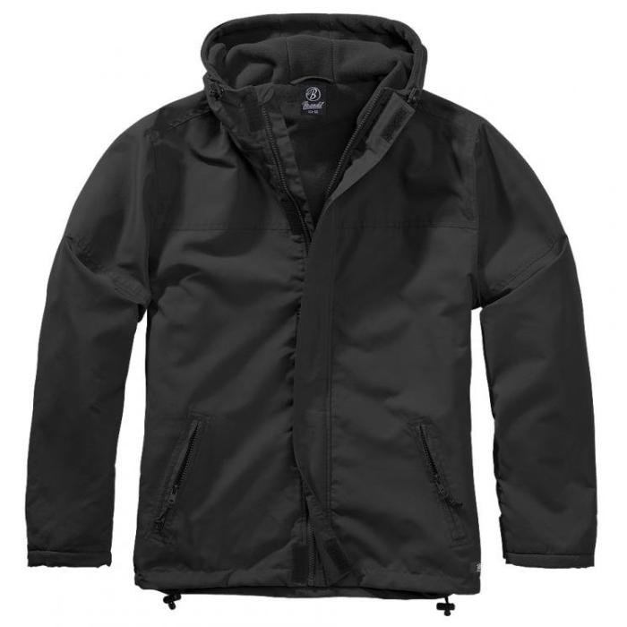 Bunda Brandit 3167 Windbreaker se zipem černá, velikost XL