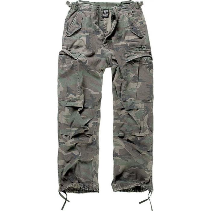 Brandit kalhoty 1001 M65 Vintage woodland