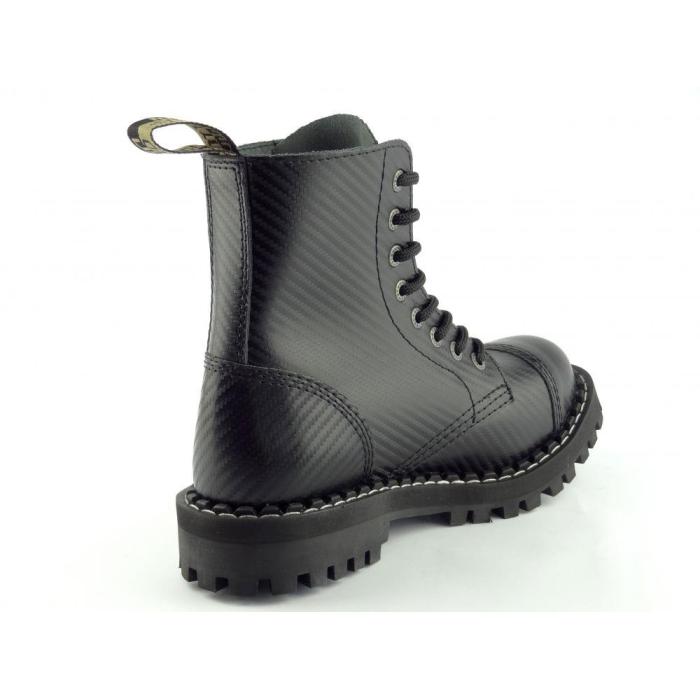 Steel boty 8 dírek 113/114/O D195 black, velikost 37