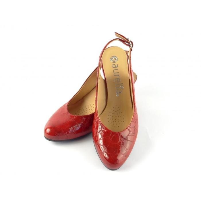 Aurelia obuv L23 8 červená, velikost 39