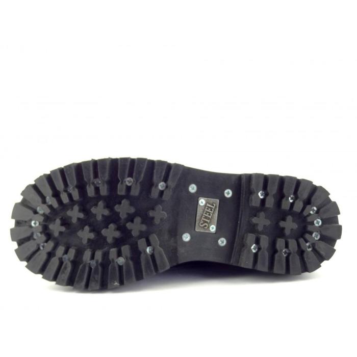Steel boty 4 dírkové 112/O Oxford bur/black, velikost 36
