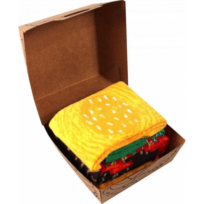 Ponožky Hamburger balení barevná, velikost 38-41