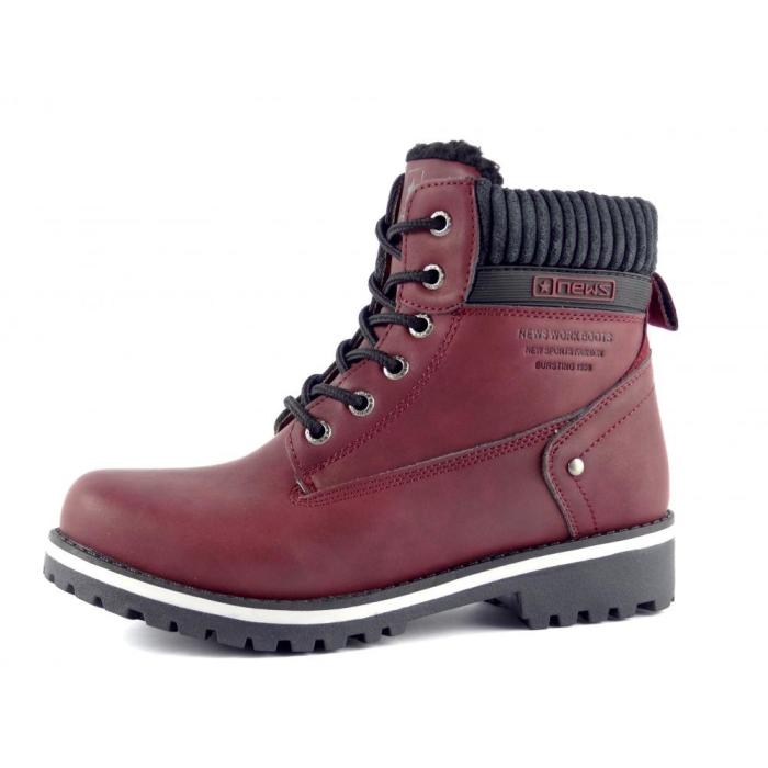 NEWS kotníková obuv 8BT26-0746 burgundy