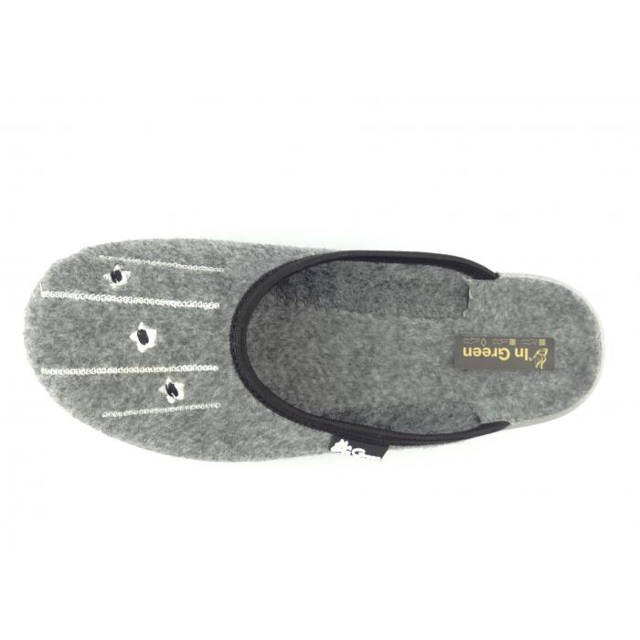 InGreen papuče 5550 šedá, velikost 40