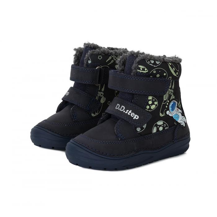 D.D.STEP zimní obuv W071 346 Royal Blue, velikost 31