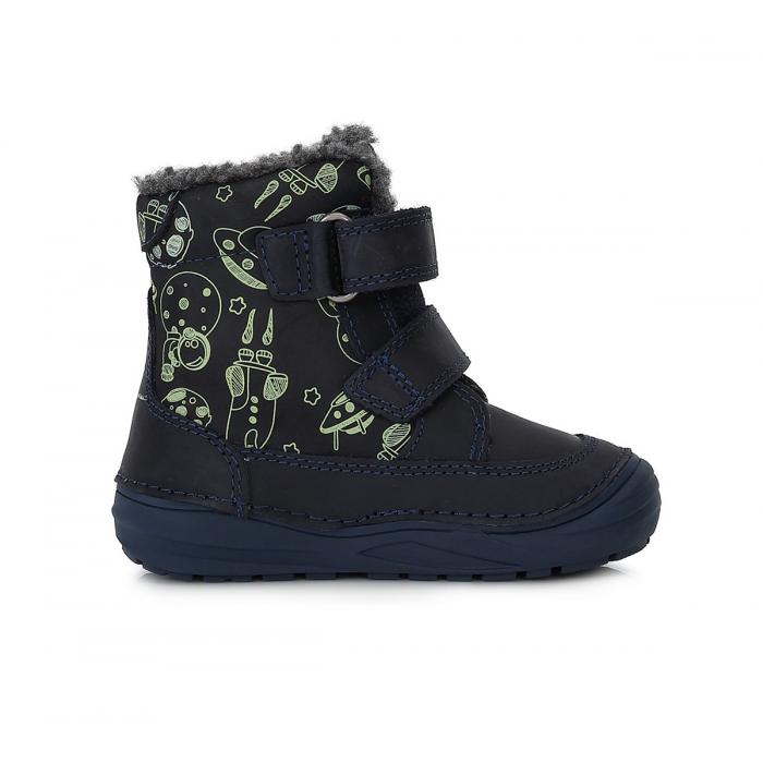 D.D.STEP zimní obuv W071 346 Royal Blue, velikost 31
