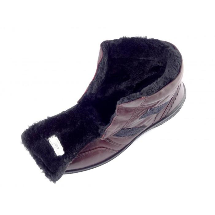 Kotníková dámská obuv 4697 bordó, velikost 40