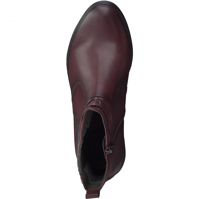 Tamaris kotníková obuv 85301 bordeaux, velikost 45