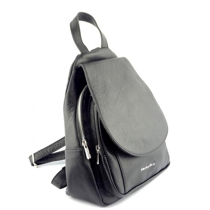 Toscanio kožená kabelka A186 TOS černá