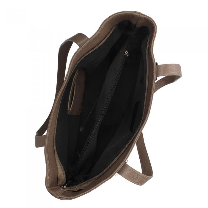 Toscanio kožená kabelka C60 TOS D40 béž