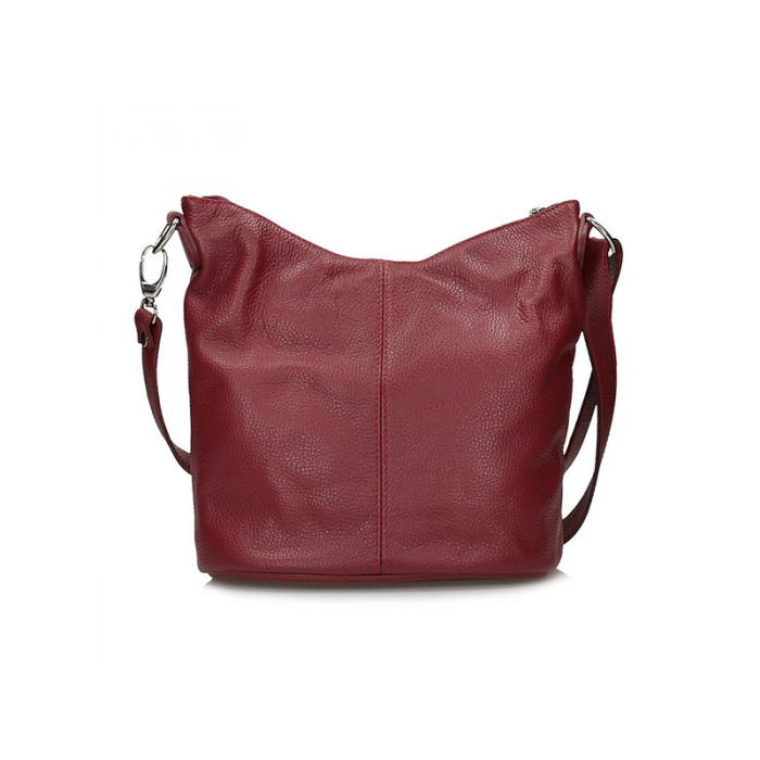 Toscanio kožená kabelka 16176 TOS D10 červená