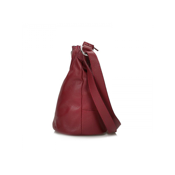 Toscanio kožená kabelka 16176 TOS D10 červená