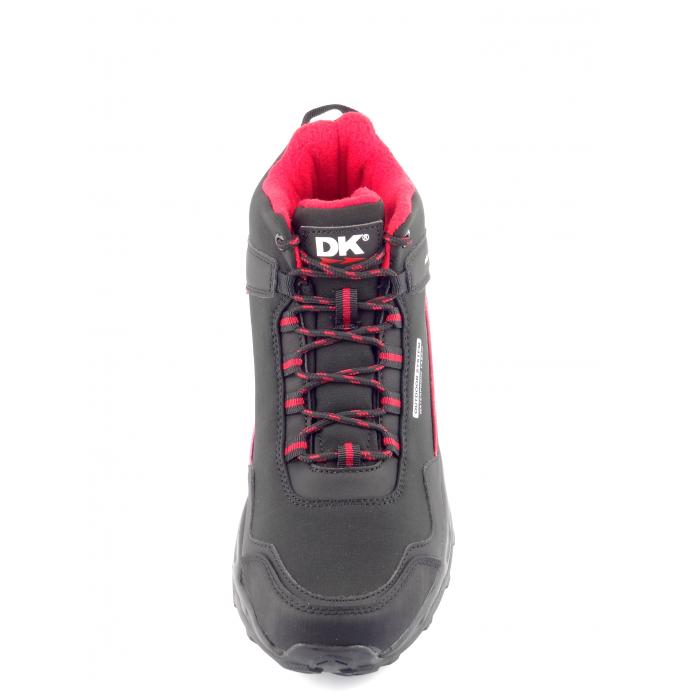 DK kotníková obuv 1029 P black red, velikost 46