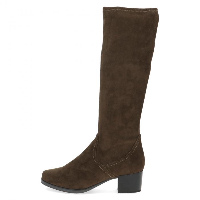 Caprice kozačky stretch 9-25506 khaki