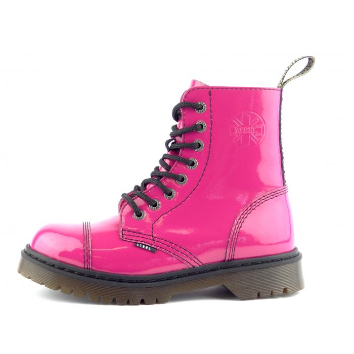 Steel boty 113/AL2/PinkLak Pink Lak 3