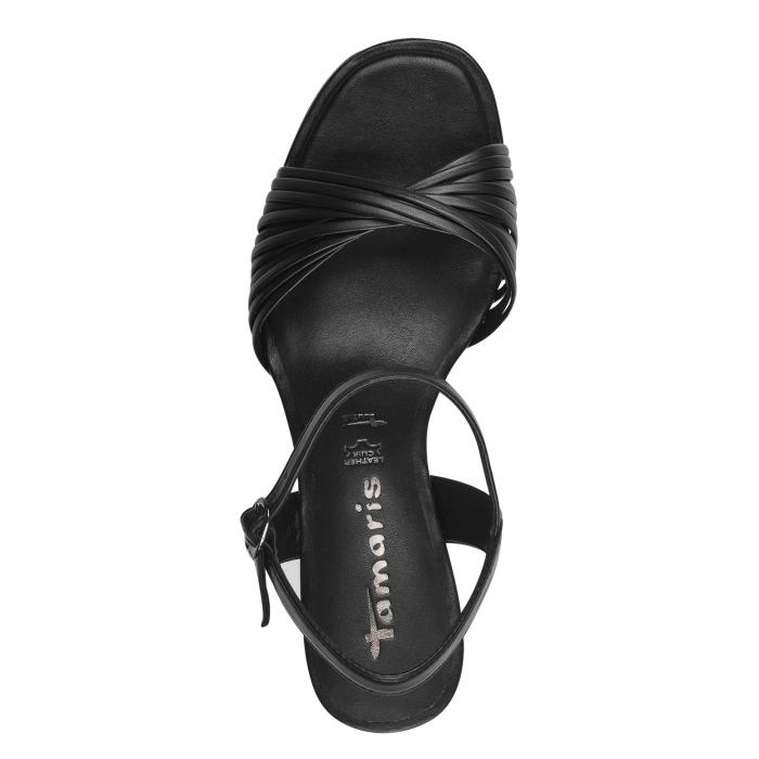 Tamaris sandály letní společenské 28324 Black, velikost 39