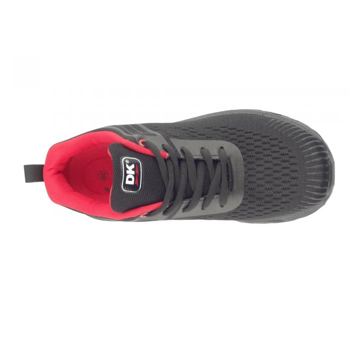 DK tenisky textilní EV 1112 blk/red, velikost 37