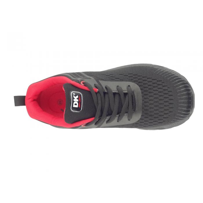 DK tenisky textilní EV1112 blk/red, velikost 38