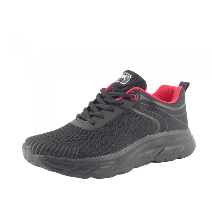 DK tenisky textilní EV 1112 blk/red, velikost 37