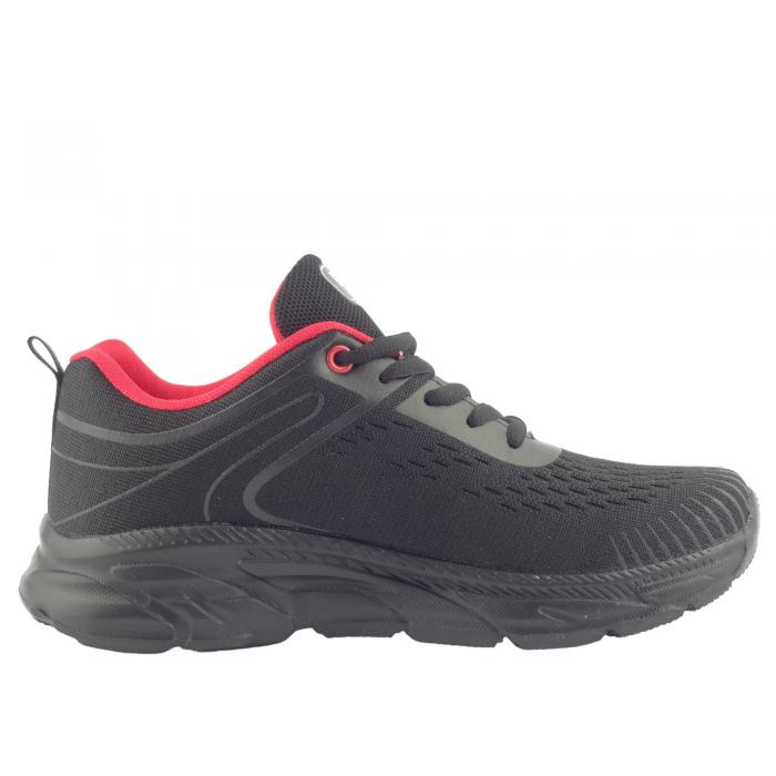 DK tenisky textilní EV 1112 blk/red, velikost 37