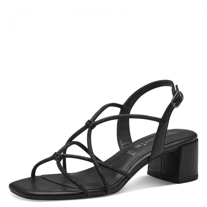 Tamaris sandály 28236 black, velikost 37