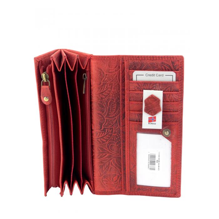 Nordee peněženka ADL04-GG red