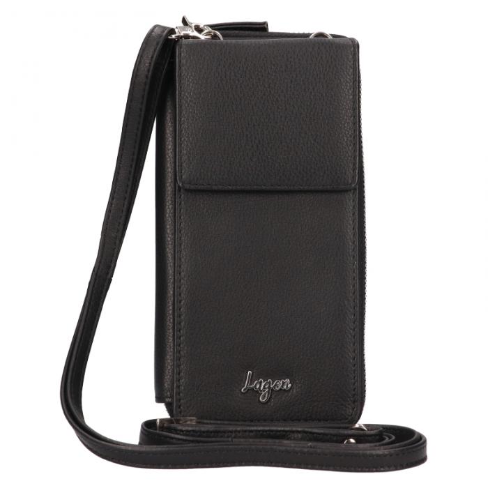 Lagen kožená kabelka crossbody mini BLC-5699 black